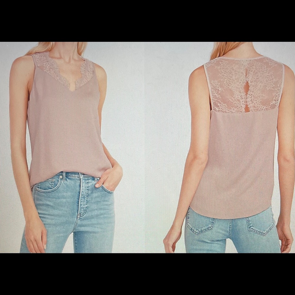 Express Lace Inset Tank
